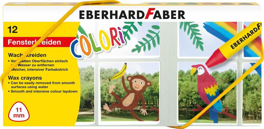 CREIOANE CERATE PENTRU STICLA 12 CULORI EBERHARD FABER CREIOANE CERATE PENTRU STICLA 12 CULORI EBERHARD FABER